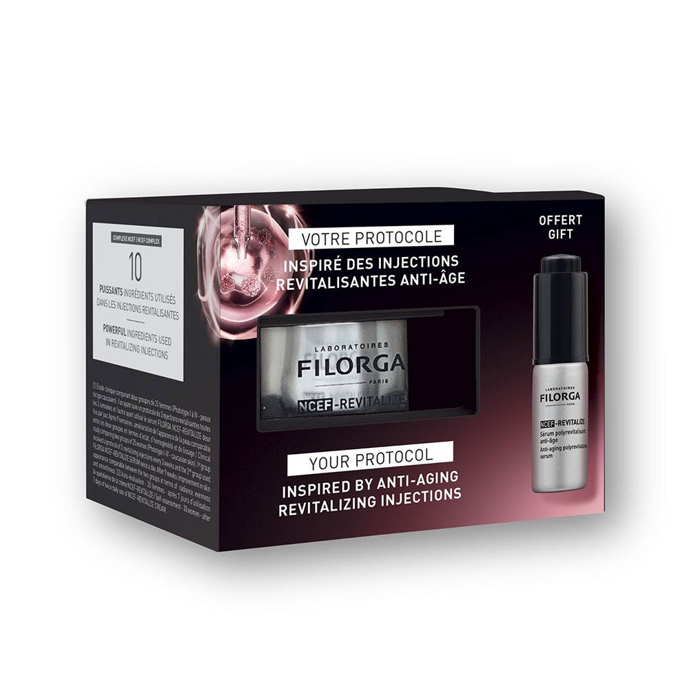 Filorga NCEF-Revitalize Cofanetto crema + siero 55ml