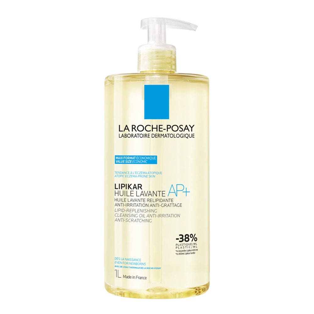 La Roche-Posay Lipikar Olio Detergente Pelle a tendenza Atopica Estremamente secca 1L