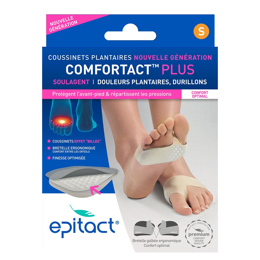 Epitact Cuscinetti per dolori e calli plantari Comfortact Plus x2