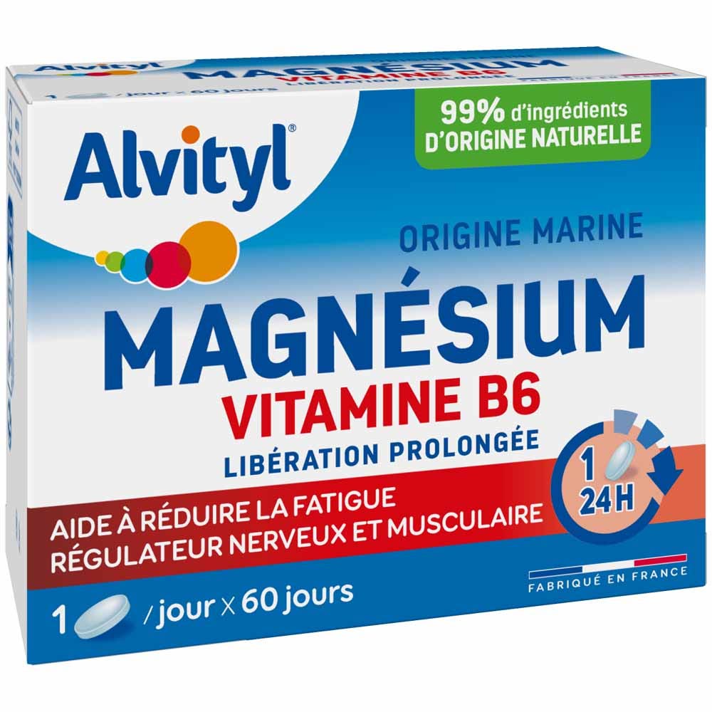 Alvityl Magnesio e Vitamina B6 60 Comprimés