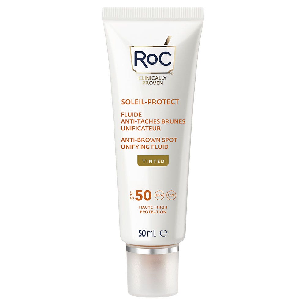 Roc Soleil Protect Fluido anti-macchie unificante SPF50 tintato 50 ml