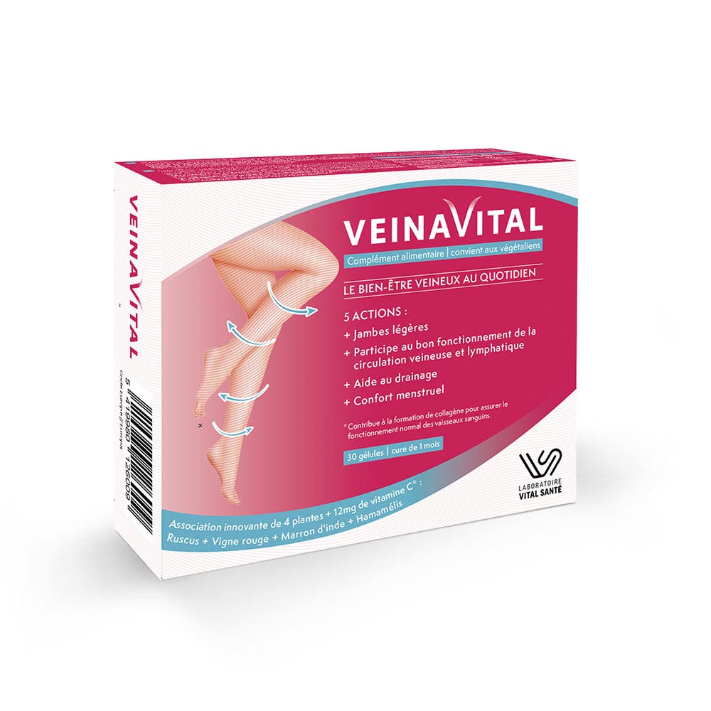 Vital Santé Veinavital 30 capsule
