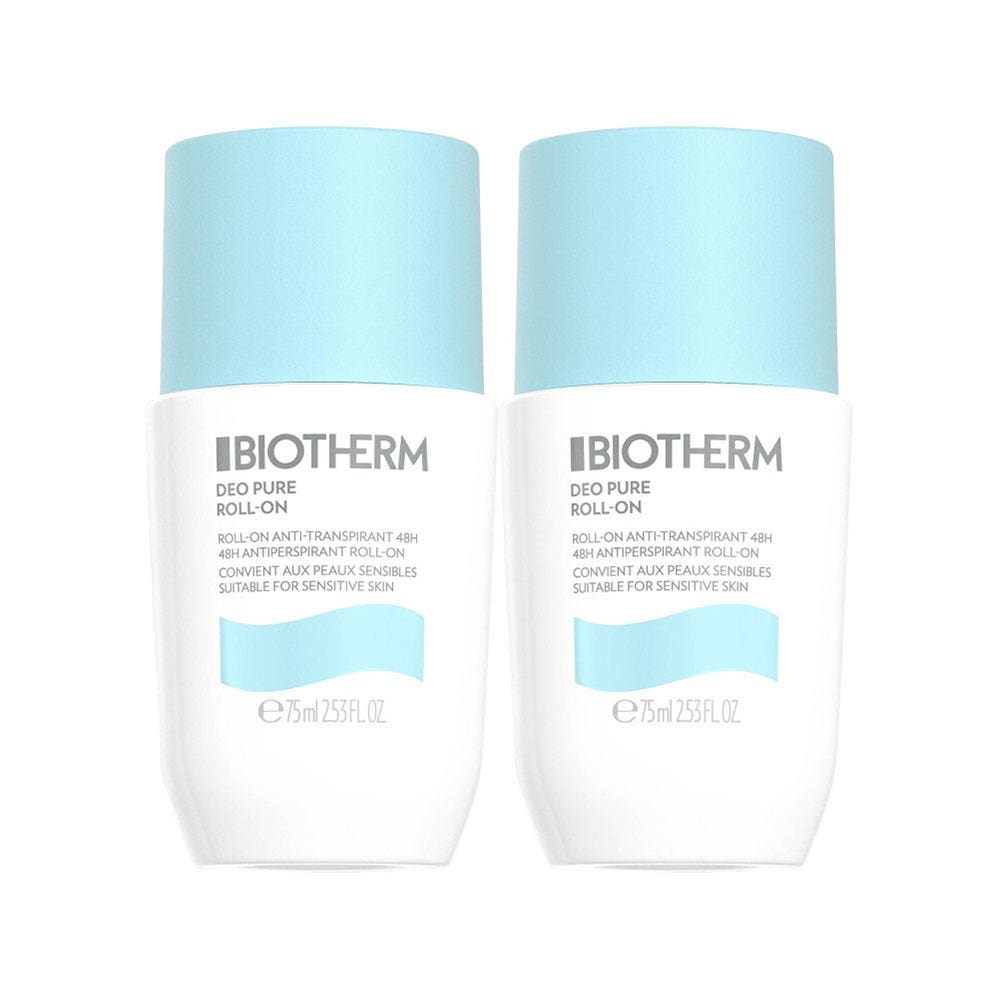 Biotherm Deo Pure Roll-on antitraspirante 2 x 75 ml