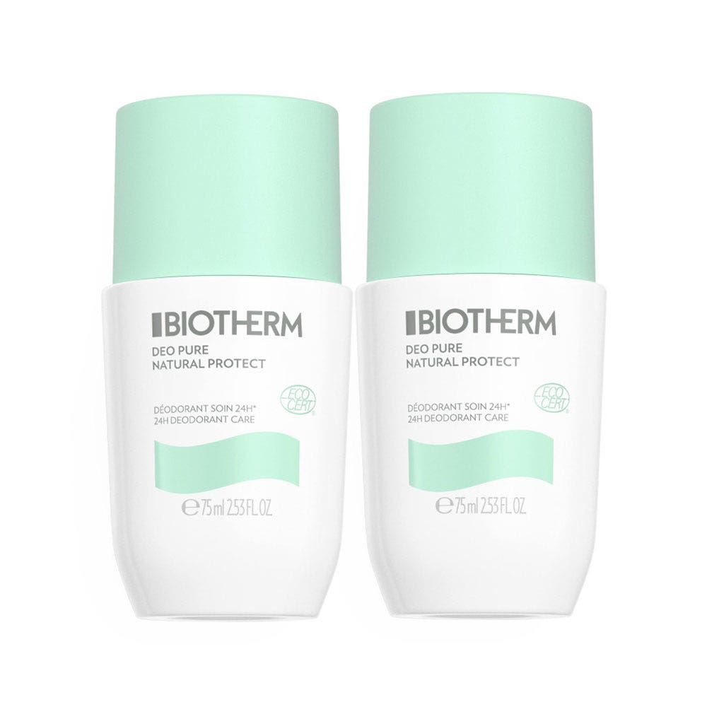 Biotherm Deo Pure Deodorante Natural Protect 24h 2 x 75 ml