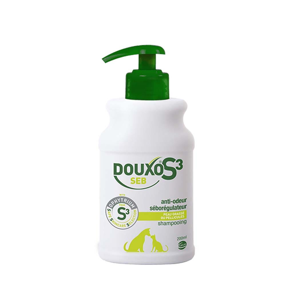 Douxo Shampoo S3 Seb anti-odore e seboregolatore e con tendenza a forfora 200 ml