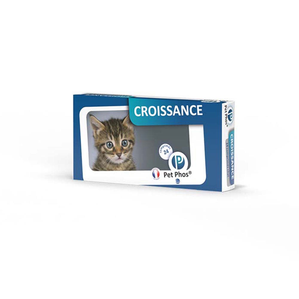 Pet Phos Crescita gatto per gattini 24 compresse