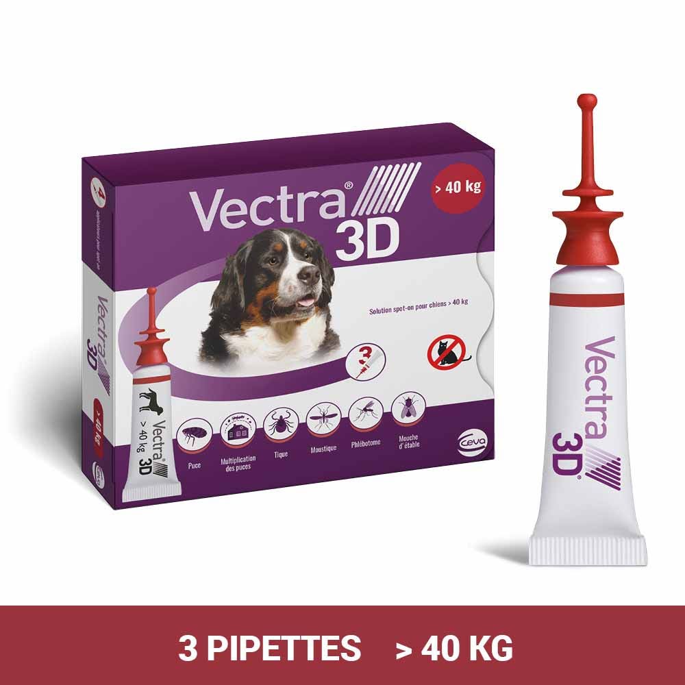 Vectra Soluzione spot-on per Cane &gt; 40 kg 3 pipette