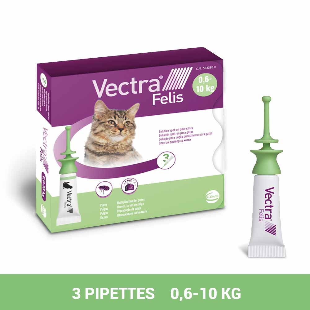 Vectra Soluzione spot-on per Gatti 3 pipette