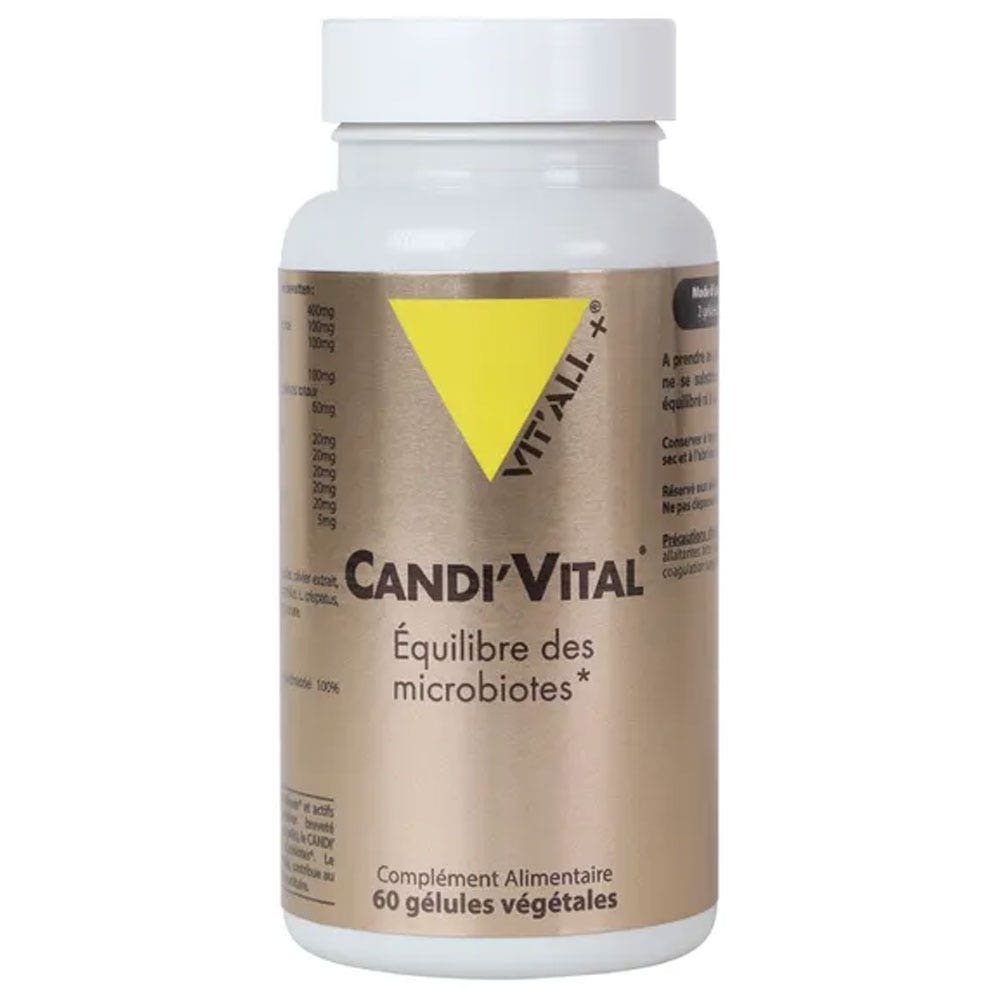 Vit'All+ Candi'Vital Equilibrio del Microbiota 60 capsule