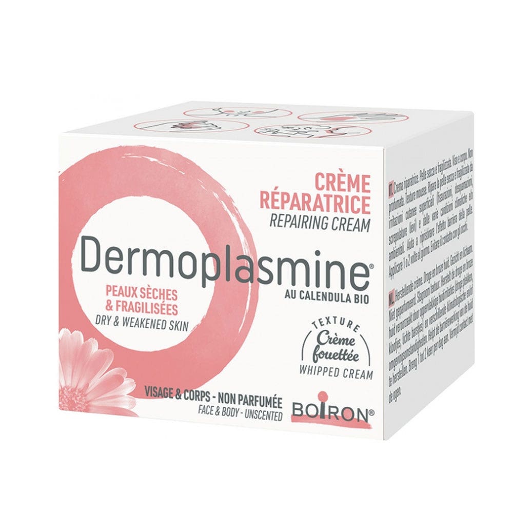 Boiron Dermoplasmine Schiuma di Calendula Pelle secca e fragile 20g