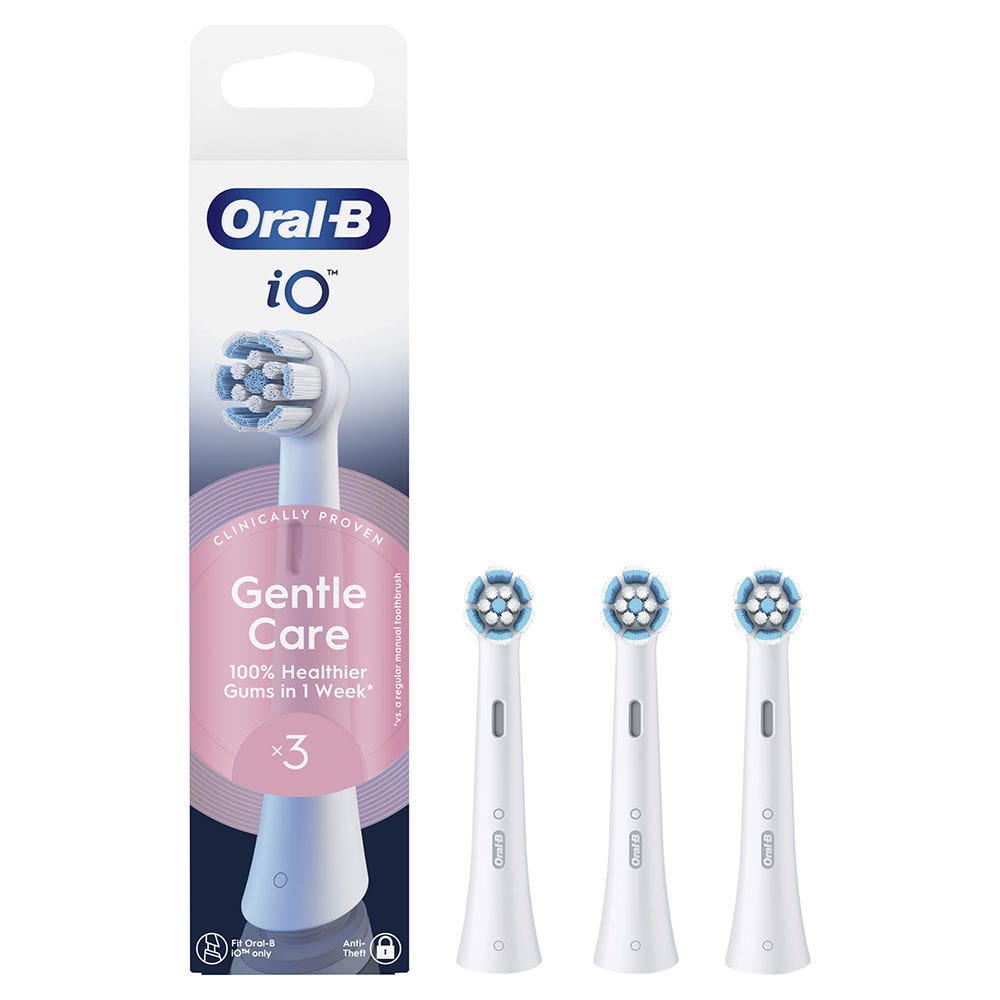Oral-B iO Spazzolini per spazzolino elettrico Gentle Care x3