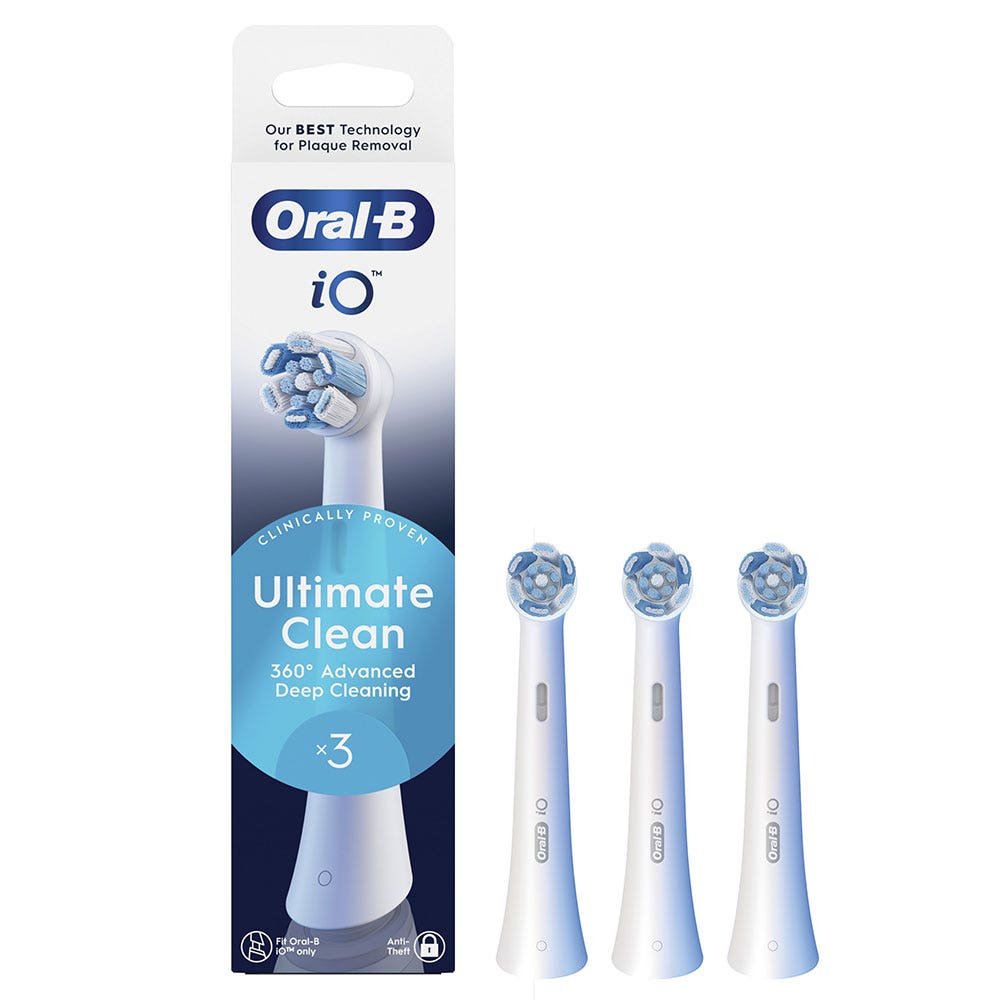 Oral-B iO Spazzole per spazzolini elettrici Ultimate Clean x3
