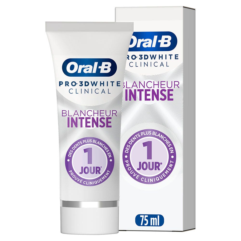 Oral-B Pro 3D White Clinical Dentifricio Sbiancante Intensive 75ml
