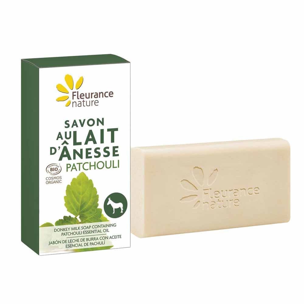 Fleurance Nature Sapone latte d’asina e patchouli bio 100ml