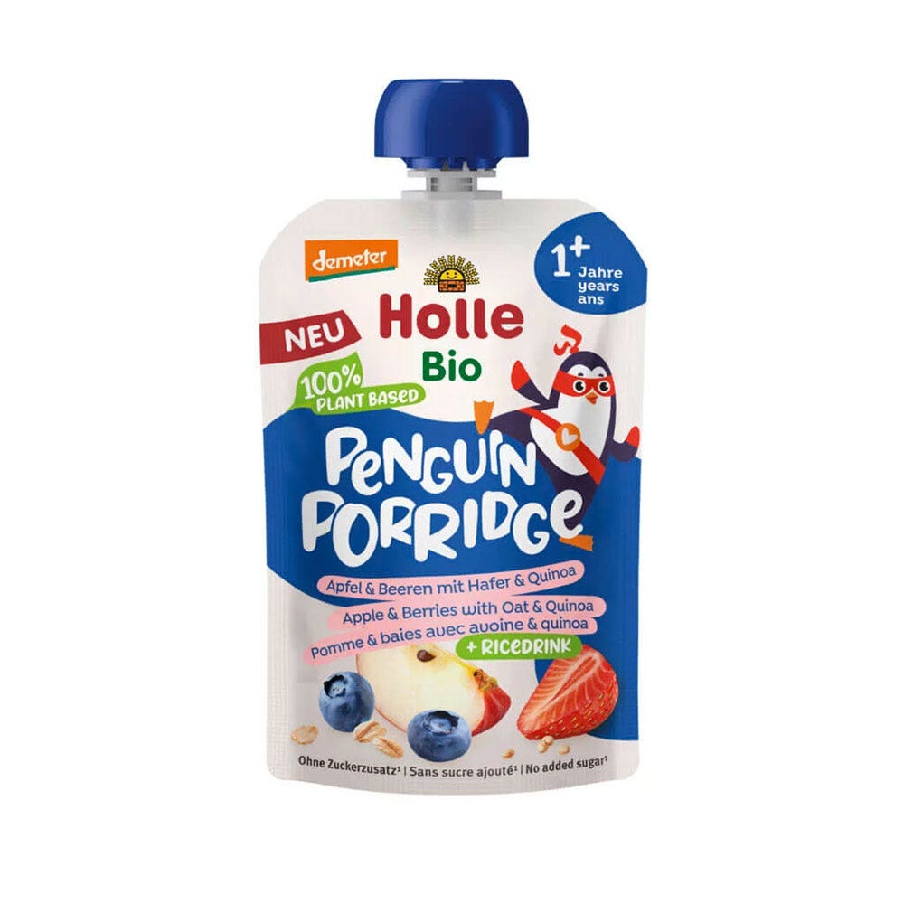 Holle Pural Porridge in busta bio con avena e quinoa a partire da 1 anno 110 g