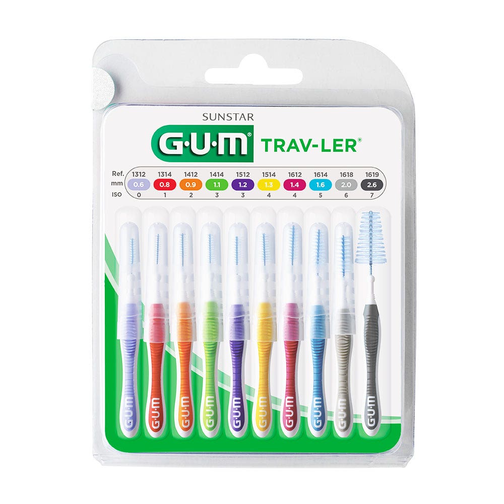 Gum Trav-ler Scovolini da viaggio x10