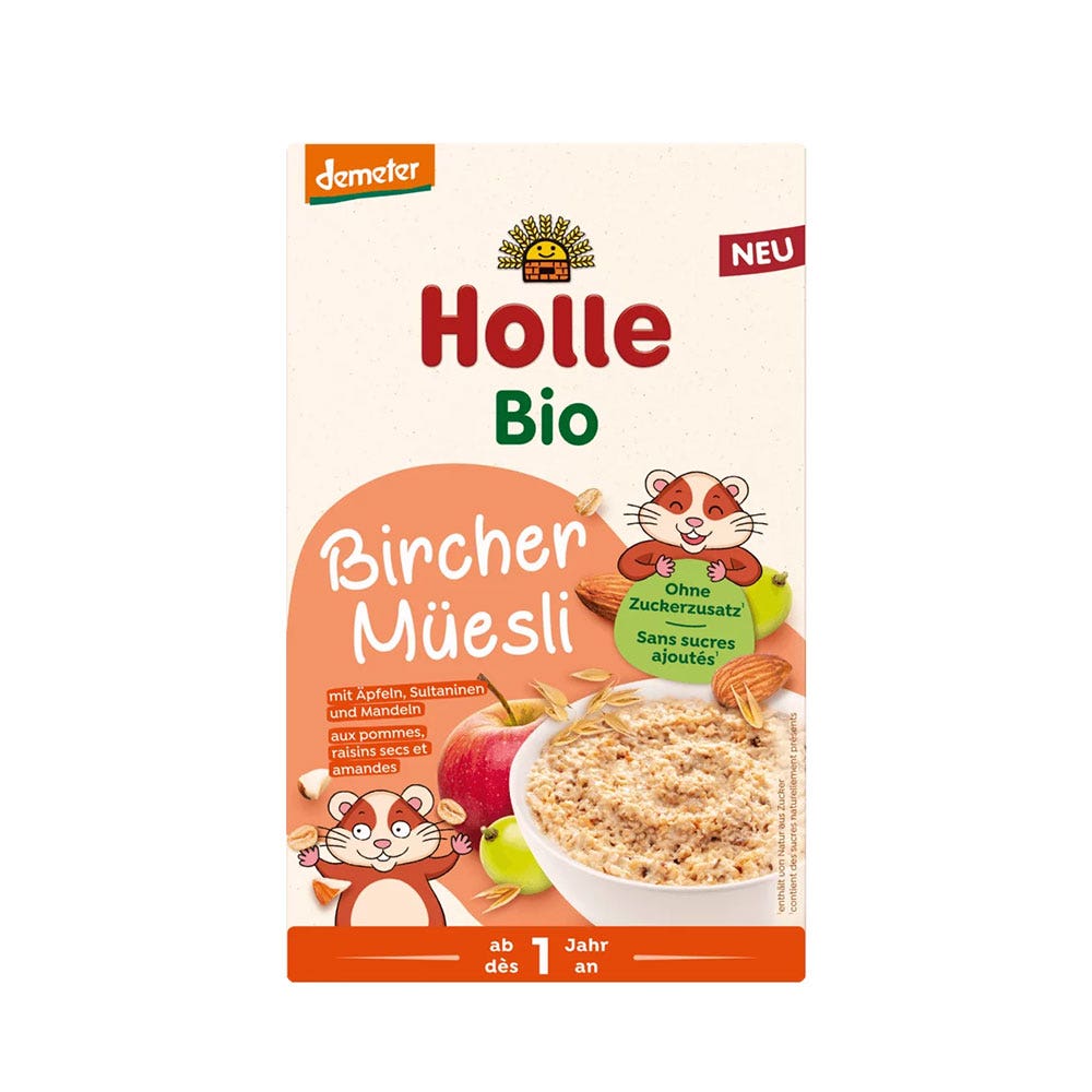 Holle Pural Muesli biologico ai cereali integrali a partire da 1 anno 200 g