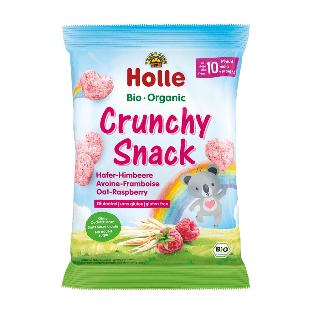 Holle Pural Snack croccante bio avena e lampone a partire da 10 mesi 30 g