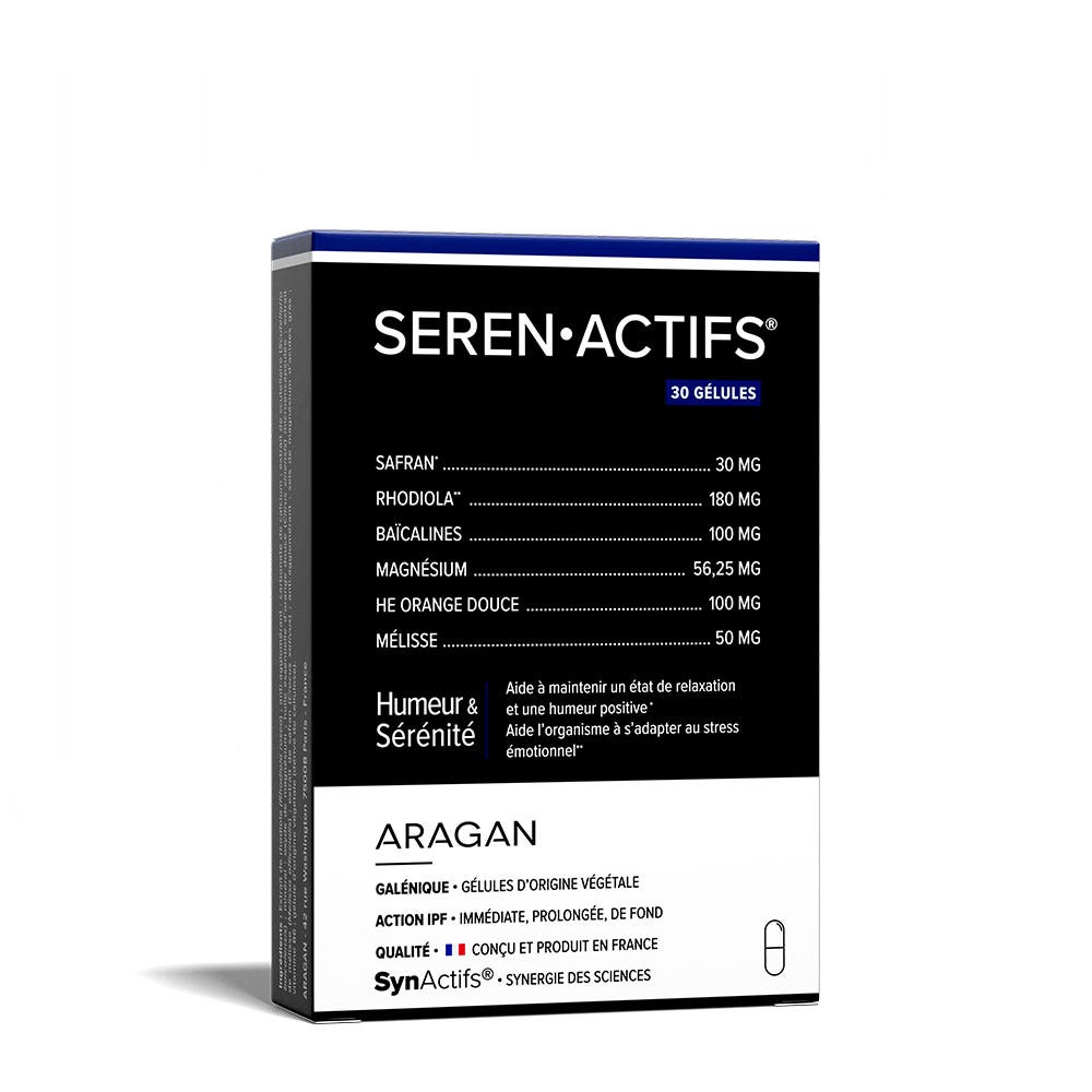 Aragan Synactifs SerenAttivi per umore e serenità 30 capsule