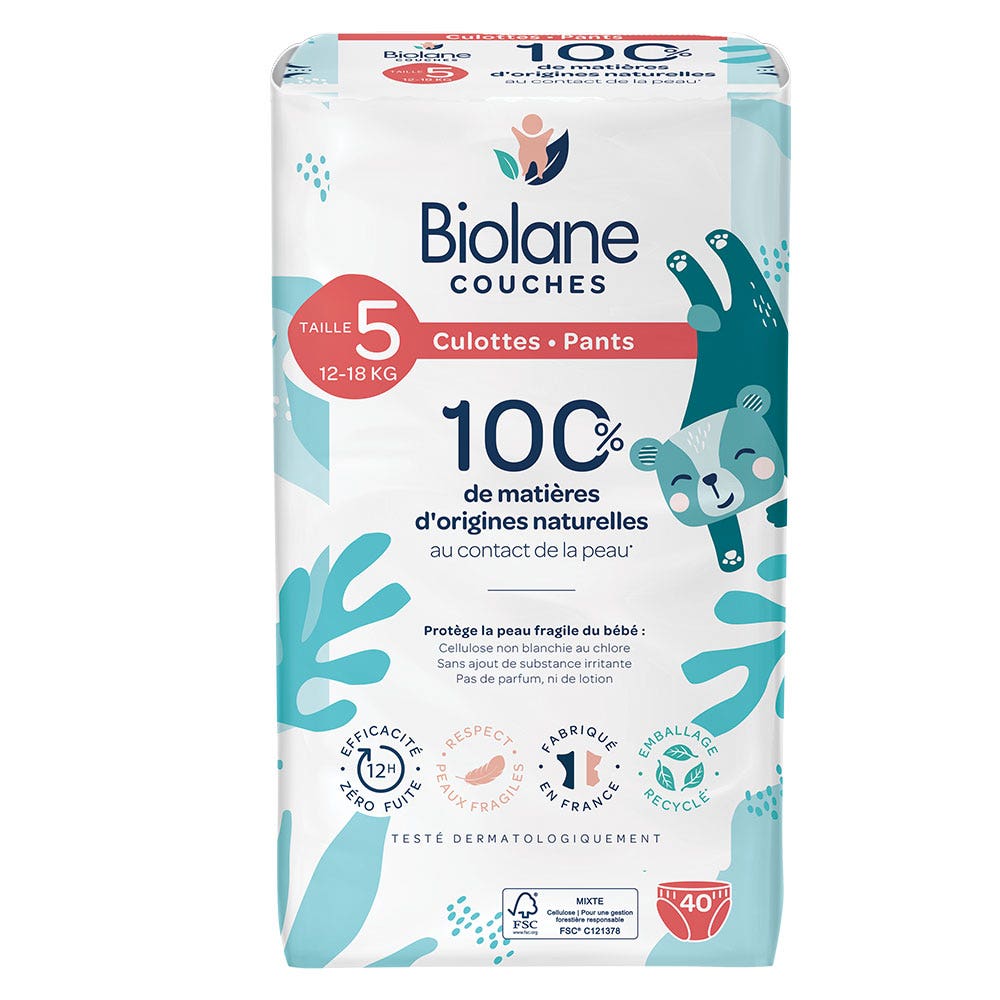 Biolane Pannolini taglia 5 12 à 18 kg x40