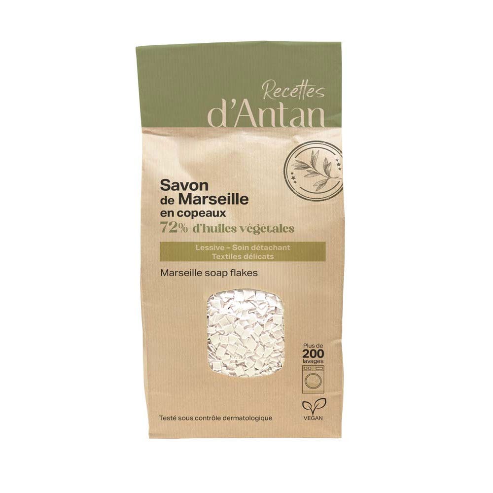 Recettes d'Antan Detersivo smacchiante al sapone di Marsiglia in scaglie 750 g