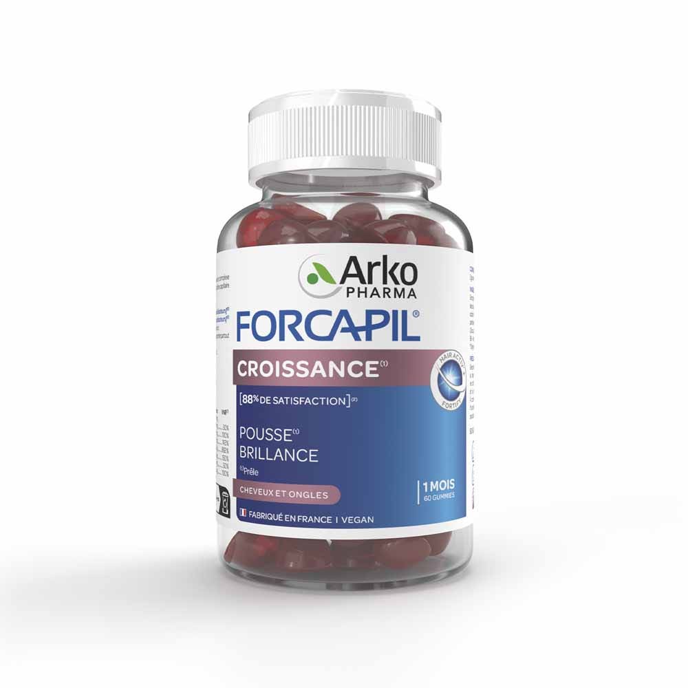 Arkopharma Forcapil Crescita, forza e lucentezza per capelli e unghie 60 gomme
