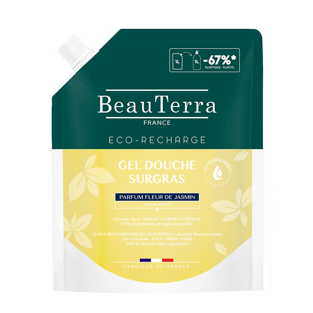 Beauterra Eco-refill Superfattura Gel doccia 1L