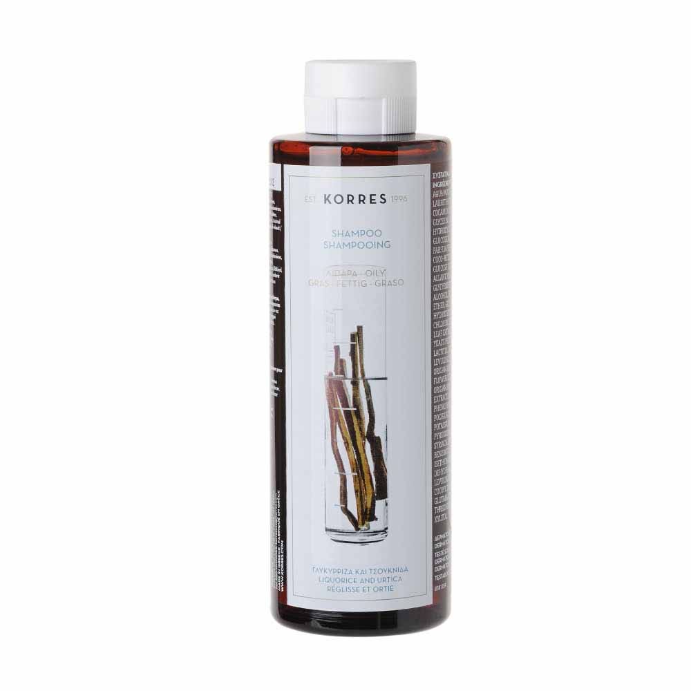 Korres Shampoo per capelli grassi alla liquirizia e all'ortica 250ml