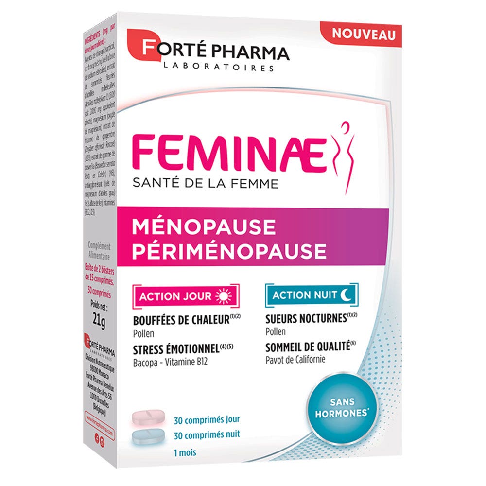 Forté Pharma Feminae Menopausa e perimenopausa senza ormoni 60 compresse