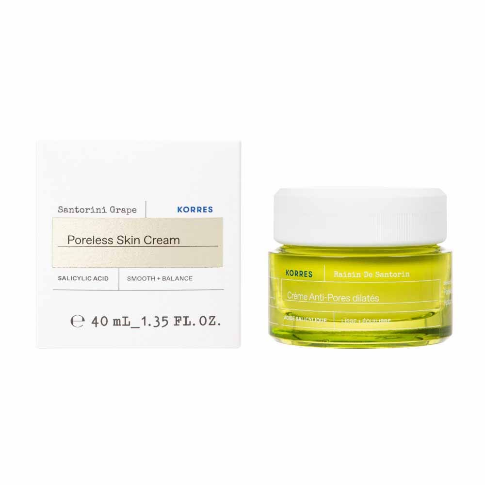 Korres Uva di Santorini Crema anti-pori dilatati 40 ml