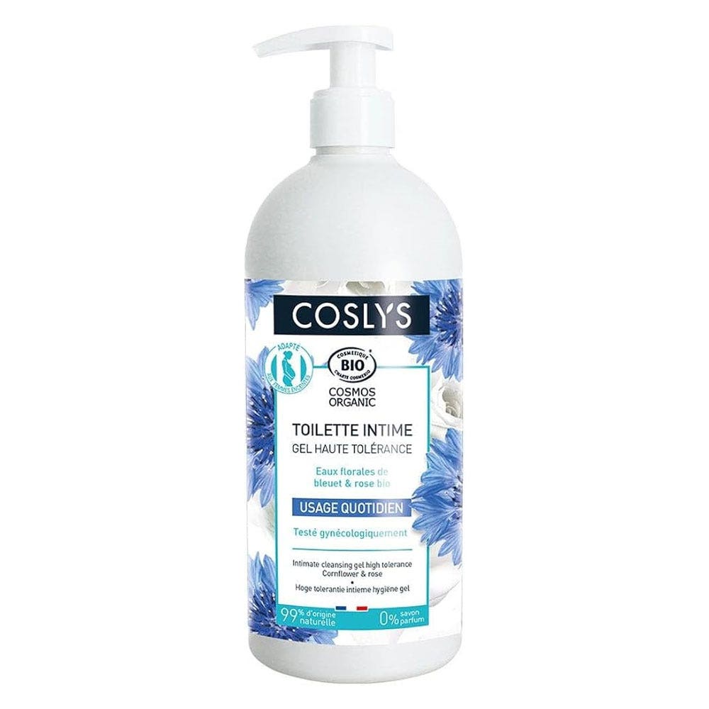 Coslys Igiene intima Acque floreali biologiche di Fiordaliso e Rosa 450ml