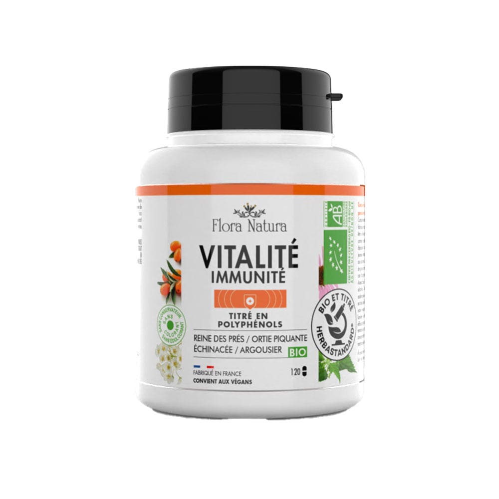 Flora Natura Complexe 4+ Vitalità per le difese immunitarie 120 capsule