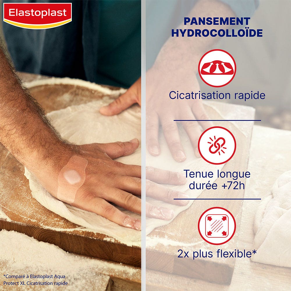 Elastoplast Cerotto Imperabile XXL – 5 Medicazioni Sterili Per Ferite Medio-grandi