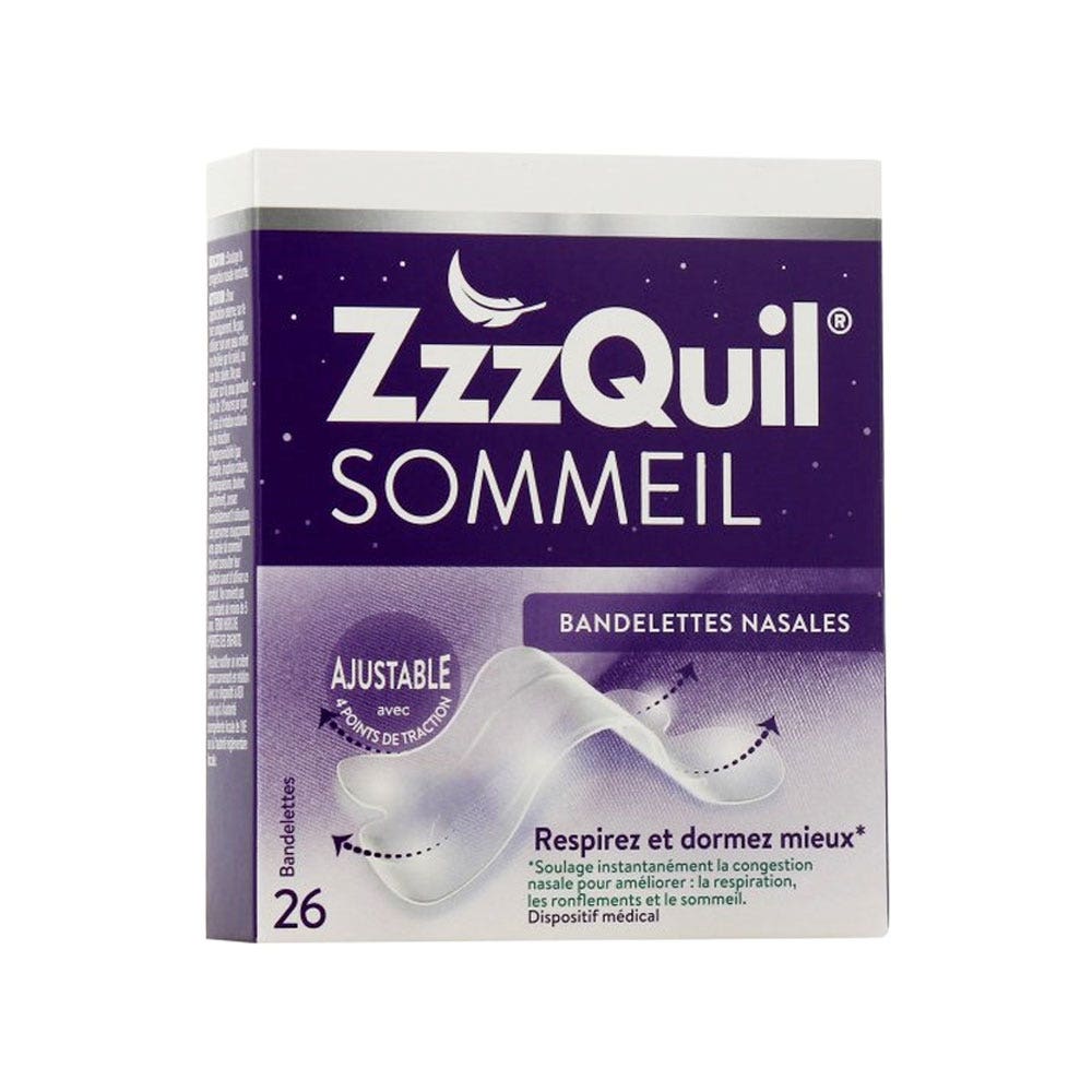 ZzzQuil Strisce nasali per il sonno 26 unità