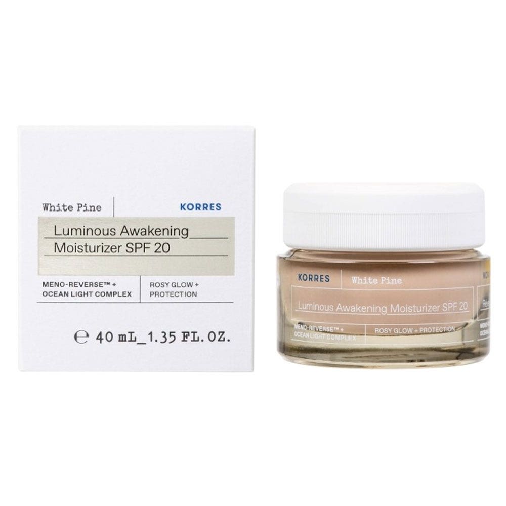 Korres Pino Bianco - MenoReverse Crema Luminera Risveglio SPF20 40 ml