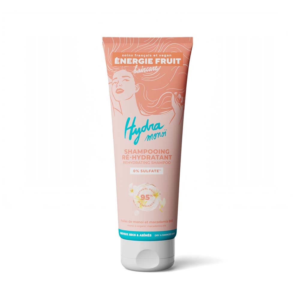 Energie Fruit Shampoo senza solfati monoi e olio di macadamia bio per capelli secchi e danneggiati 250 ml