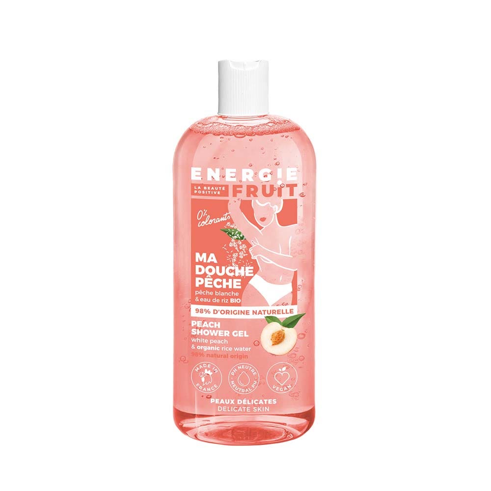 Energie Fruit Doccia schiuma pH neutro pesca bianca e acqua di riso 500 ml