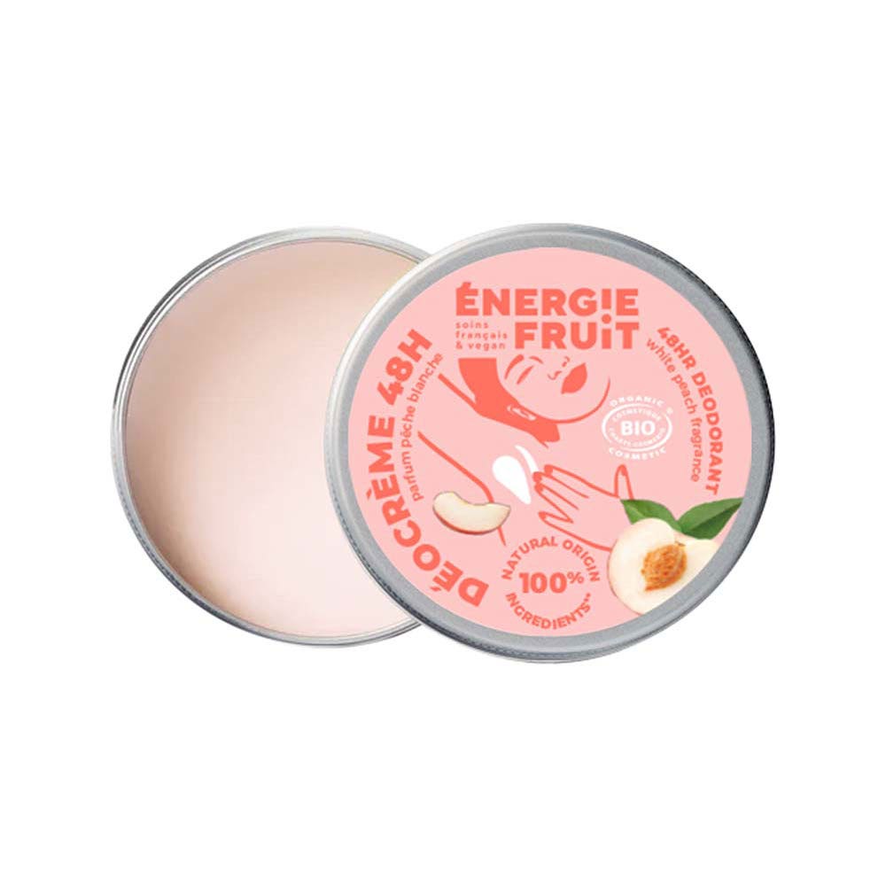 Energie Fruit Deodorante crema 48h pesca bianca bio 45 g