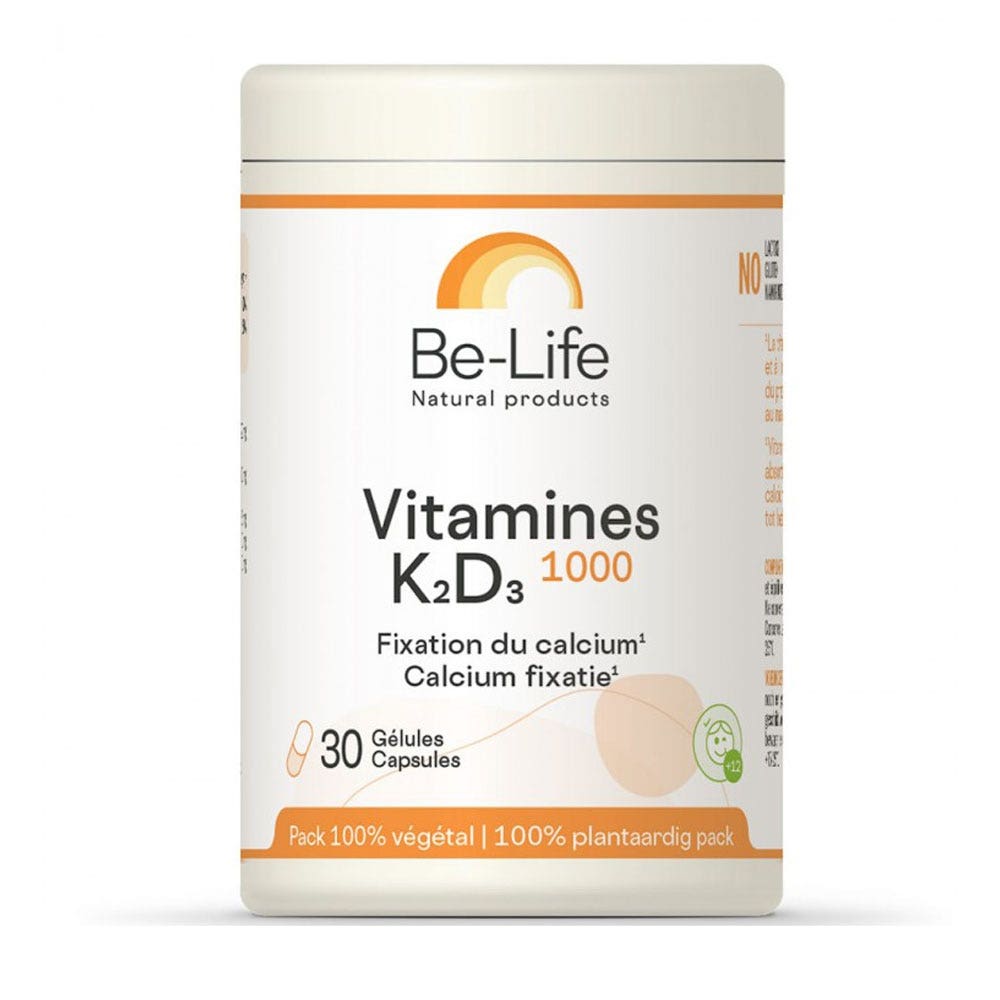 Be-Life Vitamine K2 + D3 1000 30 capsule