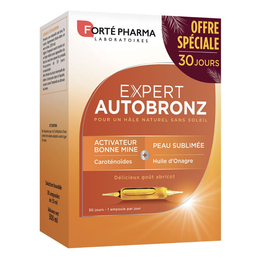 Forté Pharma Expert AutoBronz 30 ampolle 300ml
