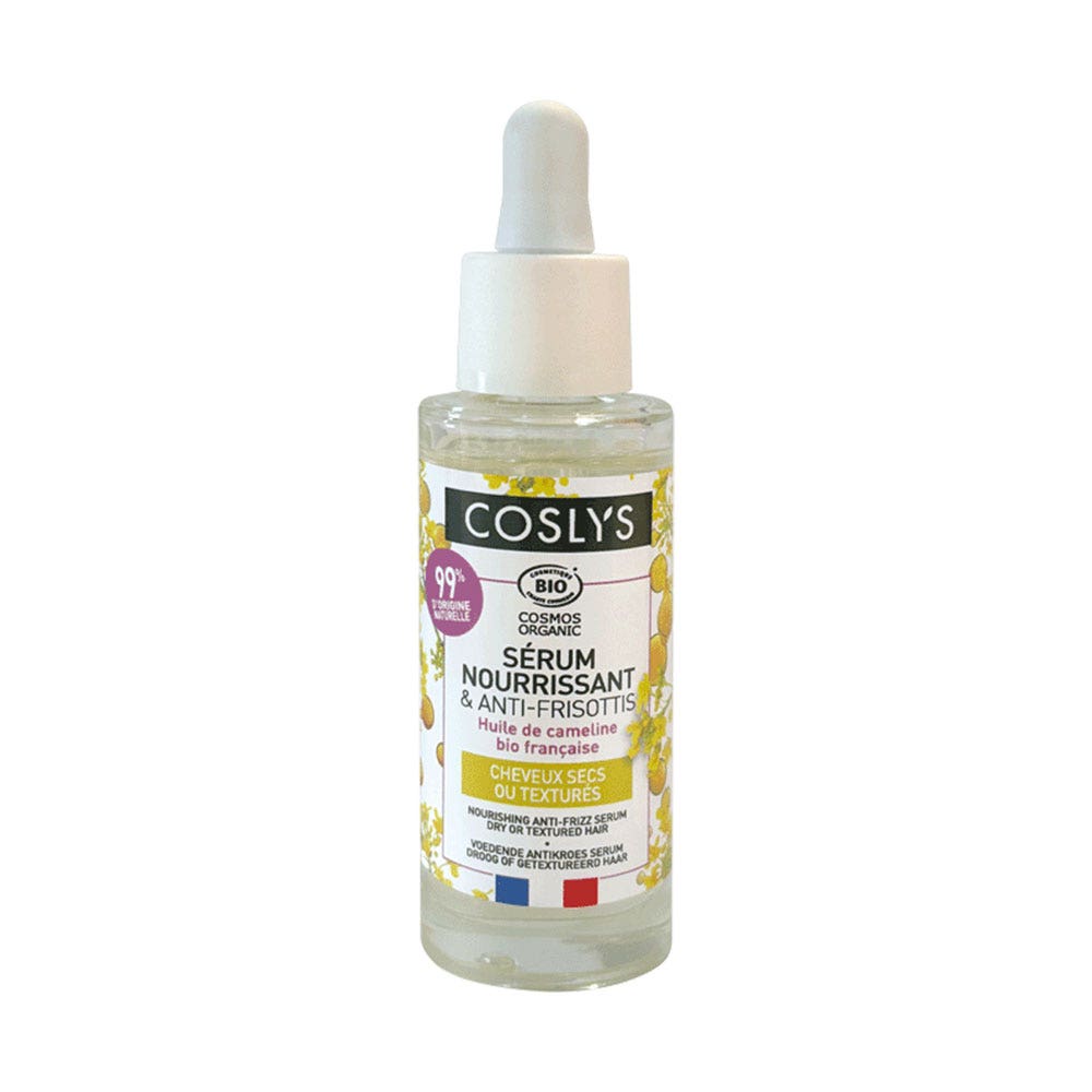 Coslys Capelli Siero nutriente e anti-crespo per capelli secchi o ricci 30 ml