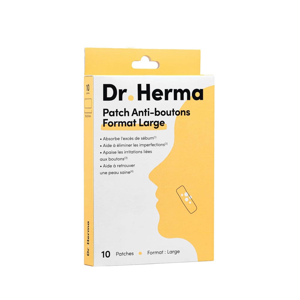 Dr. Herma Patch anti-imperfezioni formato grande 10 unità