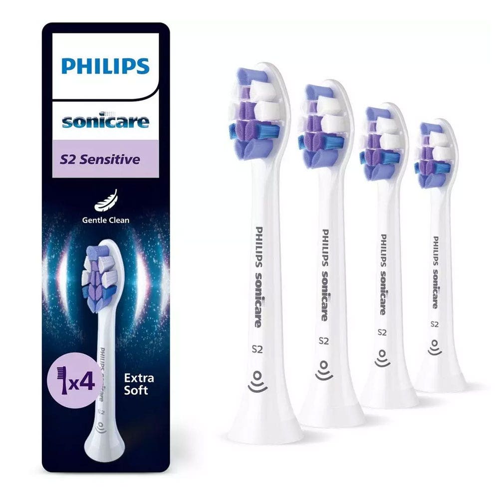 Philips Sonicare Testine per spazzolino Sensitive per denti sensibili 4 x 1