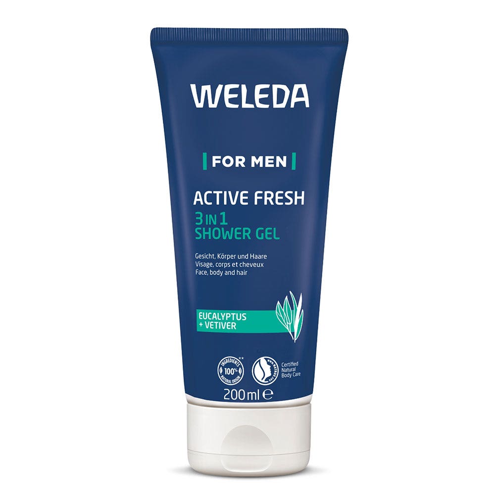 Weleda Active Fresh Doccia Gel Energizzante For Men 200ml