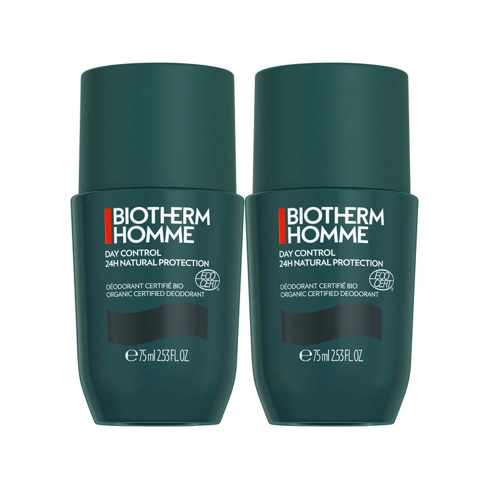Biotherm Day Control Deodorante antitraspirante 24H roll-on uomo 2 x 75 ml