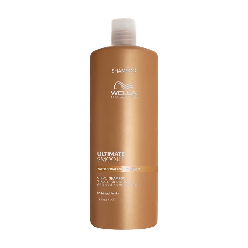 Wella Professionals Ultimate Smooth Shampoo nutriente Capelli secchi, spenti o crespi 1l