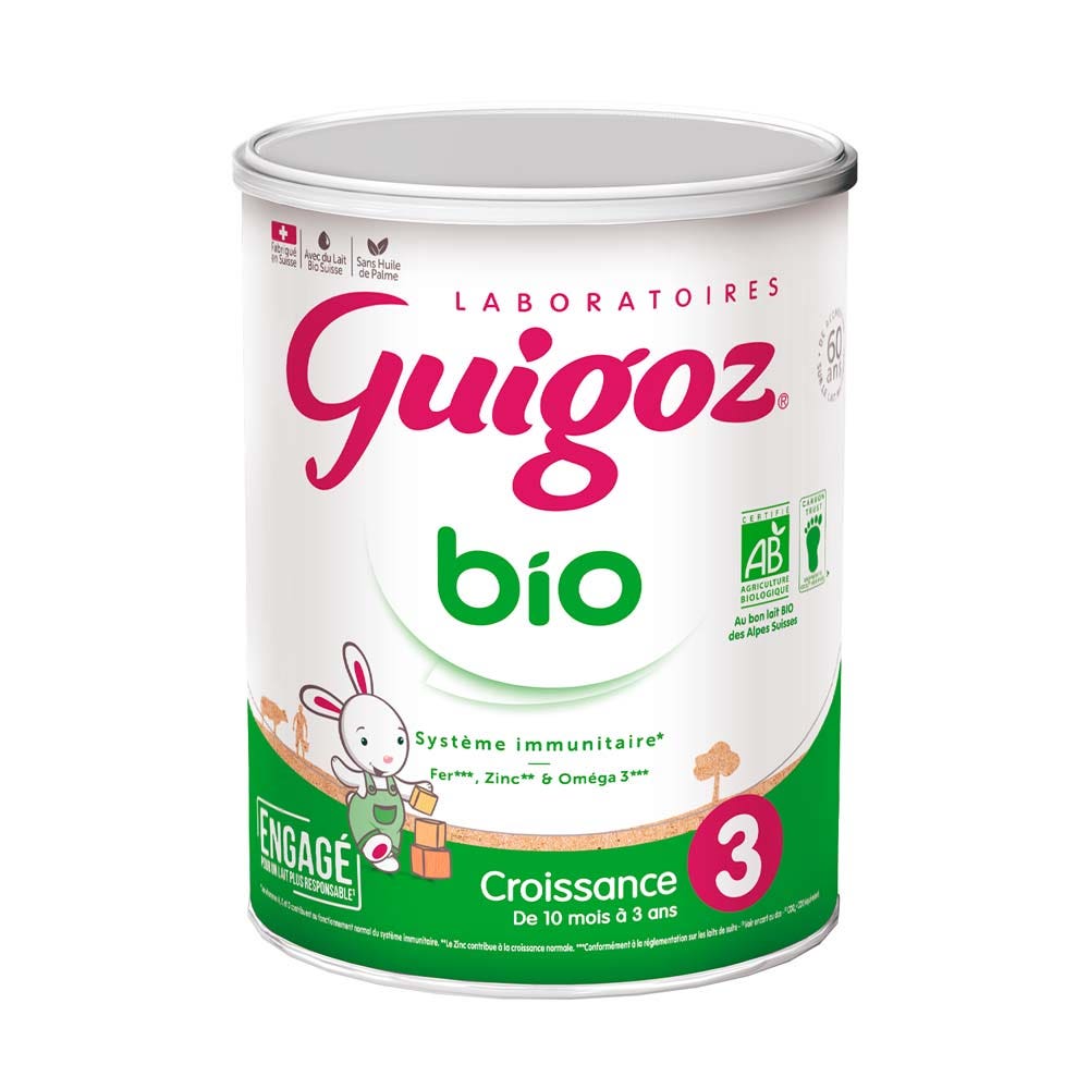 Guigoz Biologico Latte in polvere crescita 3 a partire da 10 mesi 800 g