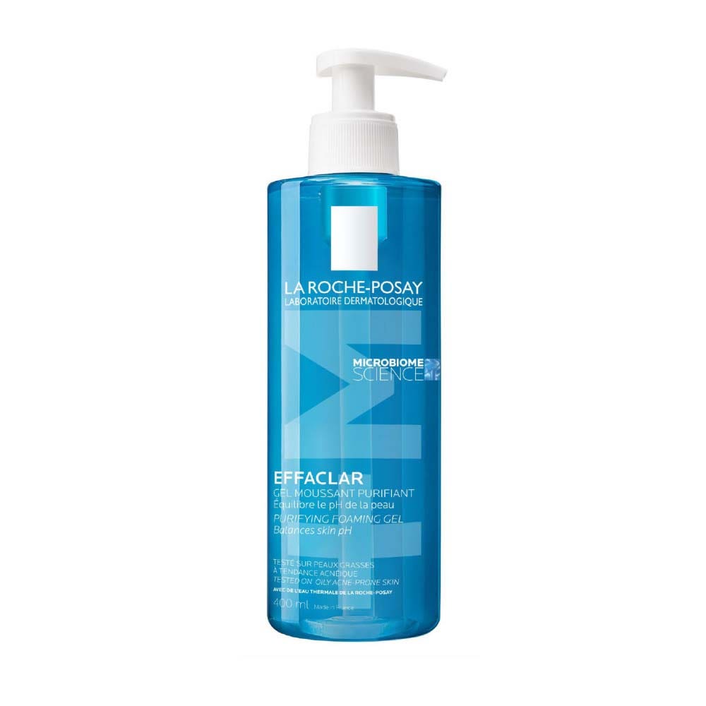 La Roche-Posay Effaclar Gel detergente viso schiumoso per pelli grasse con tendenza acneica 400 ml