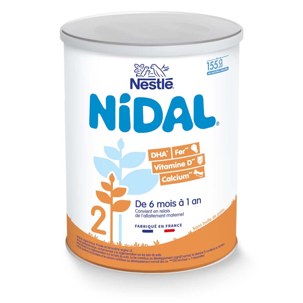 Nestlé Nidal Latte in polvere 2 per bambini dai 6 mesi 800 g