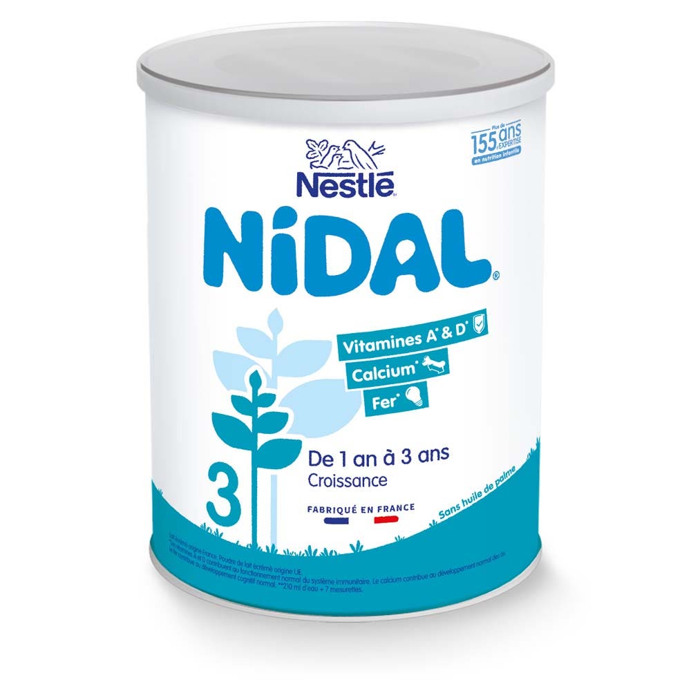 Nestlé Nidal Latte in polvere 3 crescita a partire da 1 anno 800 g